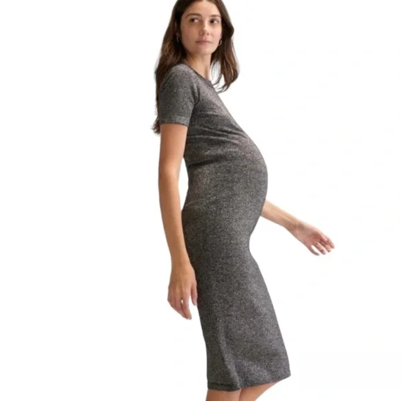 Hatch Lurex Eliza Maternity Dress Size 1 - Picture 2 of 7